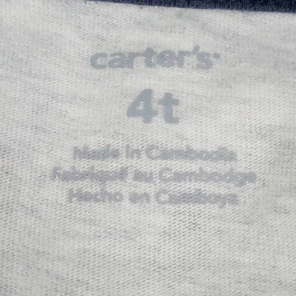 Carter's Long Sleeve Boy's‎ Tee Size 4T